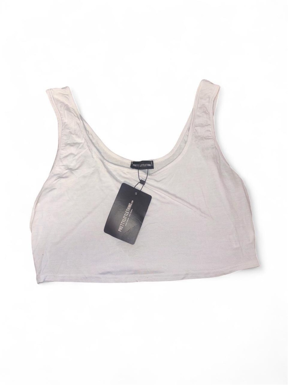 Pretty Little Thing XXL White Crop Top NWT
